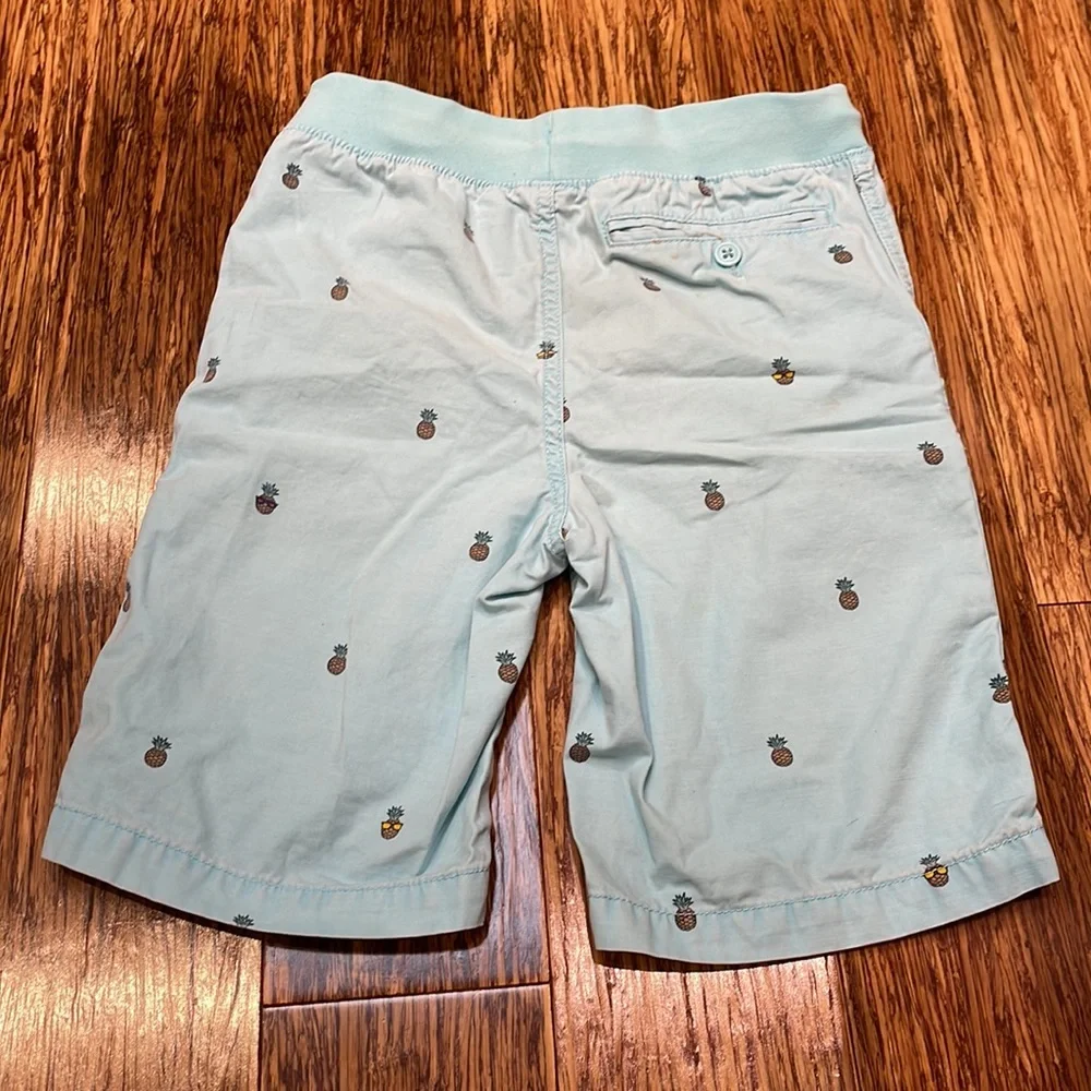Gap Kids blue pineapple print shorts size XXL